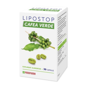 Lipostop Cafea Verde, 30 capsule, Parapharm, PARAPHARM
