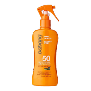 Loțiune spray cu aloe vera SPF50