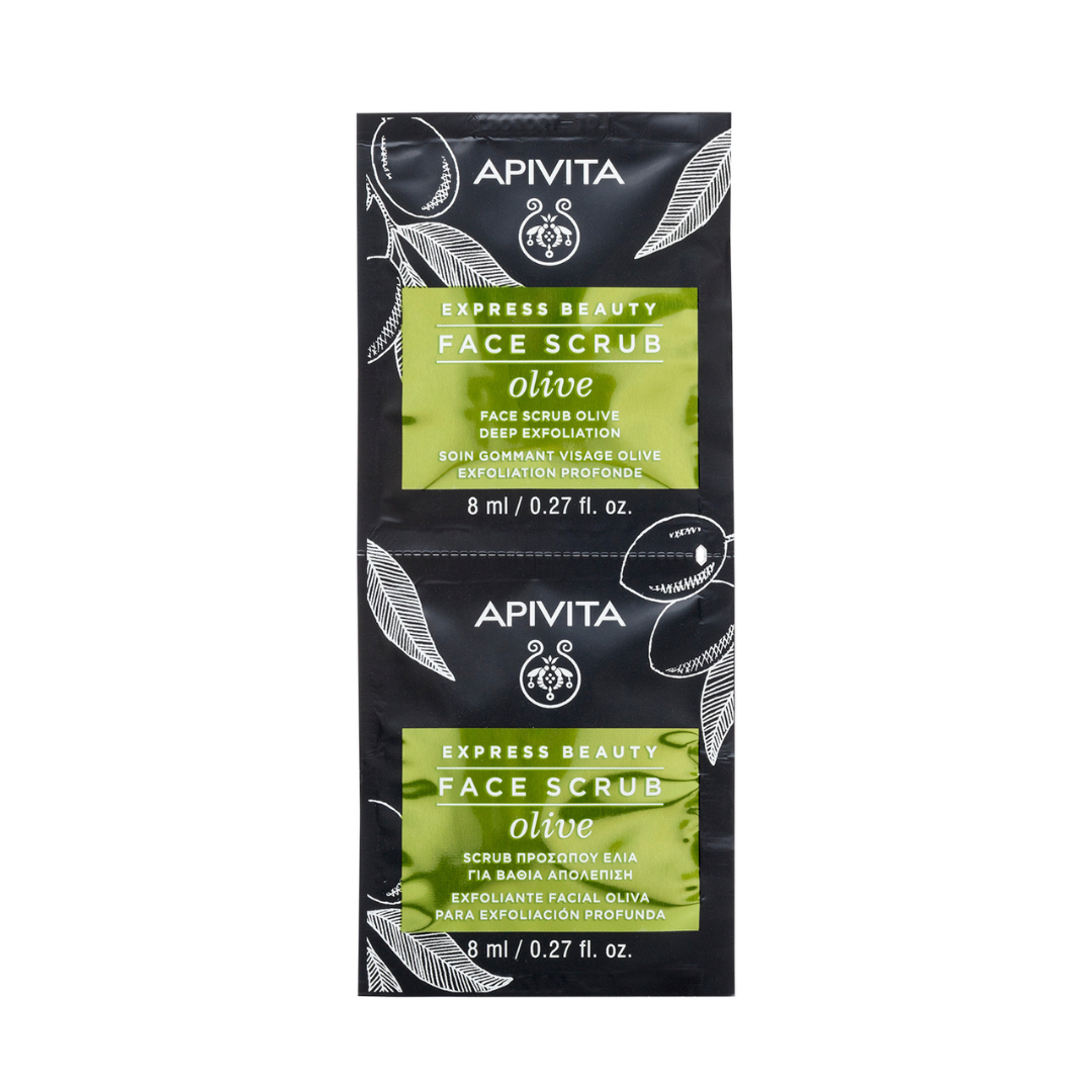 Masca de fata exfolianta cu extract de masline