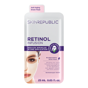 Masca servetel cu infurzie de retinol, Skin Republic, SKIN REPUBLIC – ofertă, preț și specificații