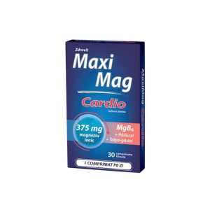 MaxiMag Cardio 375 mg, 30 comprimate, ZDROVIT – ofertă, preț și specificații