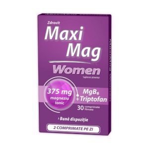 Maximag Women, 30 comprimate, ZDROVIT – ofertă, preț și specificații