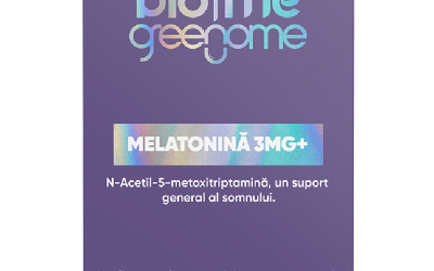Melatonină 3mg+ | Somn mai bun cu Biome