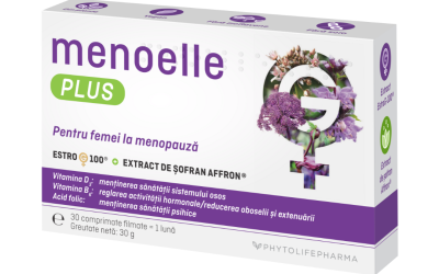 Menoelle Plus – Supliment pentru Menopauză