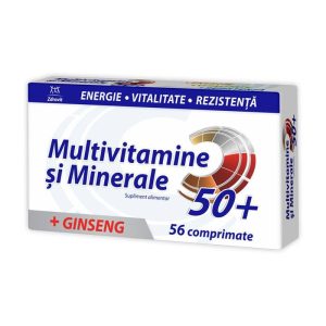 Multivitamine si minerale 50+ cu ginseng