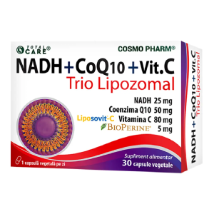 NADH + CoQ10 + Vitamina C Trio Lipozomal