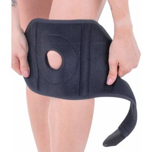 Orteza de genunchi mobila cu atele flexibile