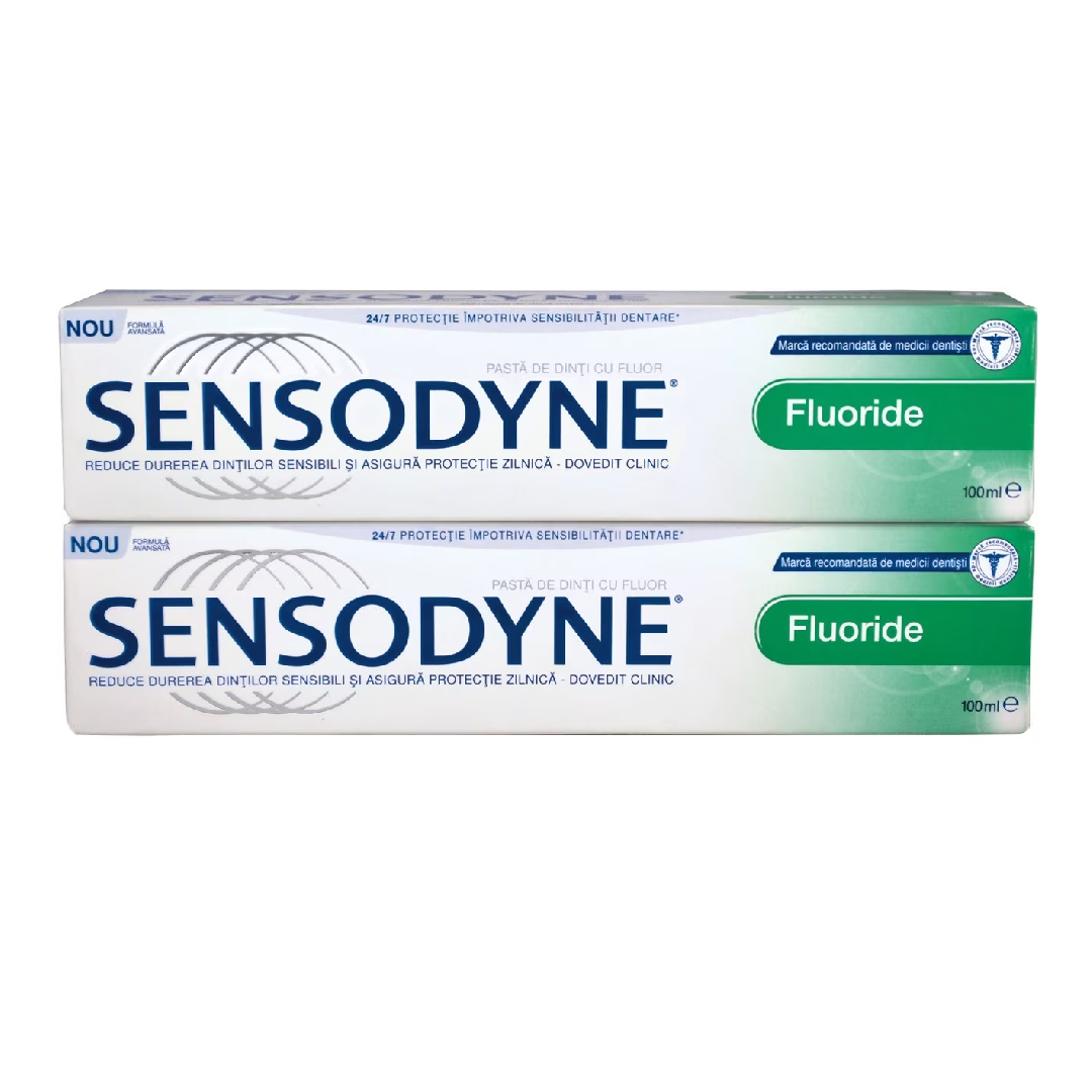 Pachet Pasta de dinti Fluoride
