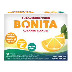 Pastile de supt cu aroma de lamaie si miere