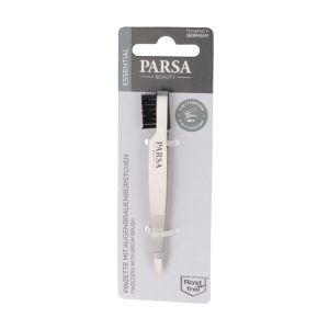 Penseta cu perie pentru sprancene 2 in 1