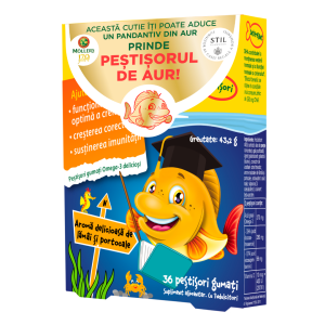 Pestisori gumati cu Omega-3 si aroma de portocale