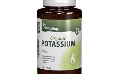 Potasiu 99mg, 100 capsule – Vitaking pentru o inimă sănătoasă
