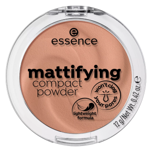 Pudra compacta matifianta Soft Beige, 12g, Essence, ESSENCE