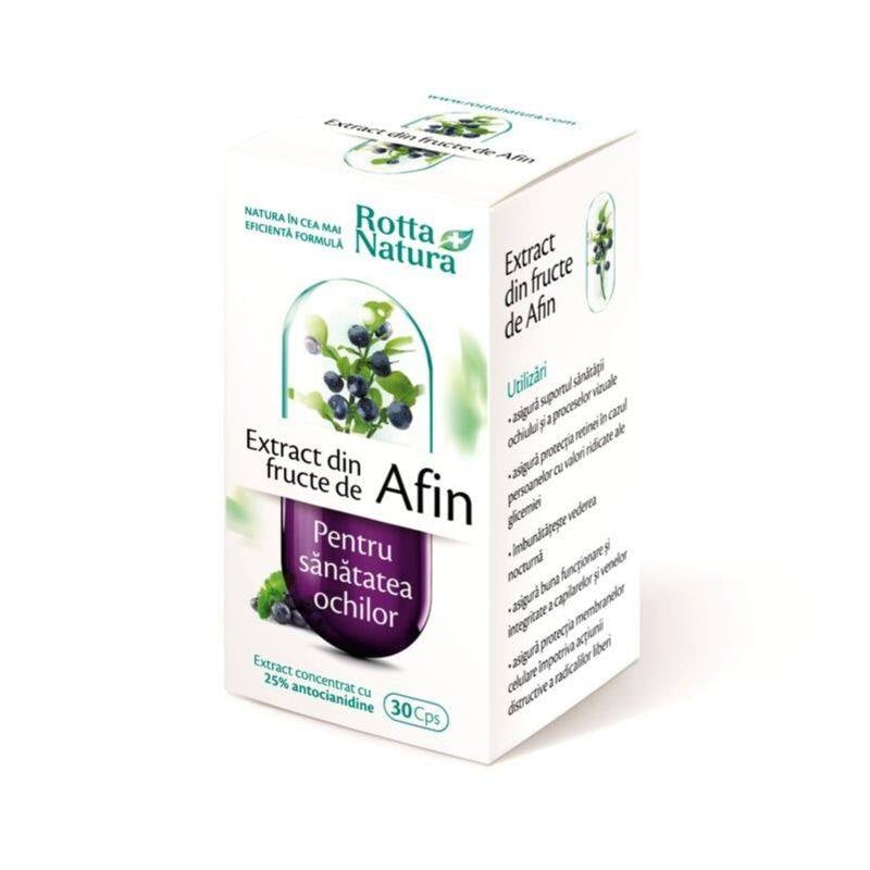 ROTTA NATURA Extract din fructe de afin, 30 capsule, ROTTA NATURA – ofertă, preț și specificații