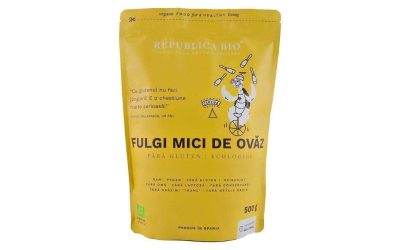 Republica BIO Fulgi Mici de Ovăz Fără Gluten Ecologici – 500g