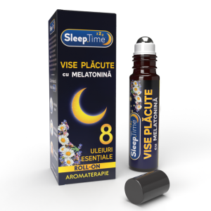 Roll-on aromaterapie SleepTime Vise Placute cu melatonina
