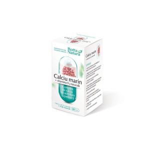 Rotta Natura Calciu Marin+Vitamina D2 Naturala, 30 capsule, ROTTA NATURA – ofertă, preț și specificații