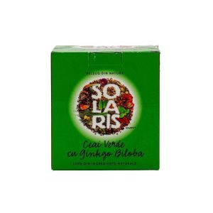 SOLARIS Ceai verde cu Ginko Biloba