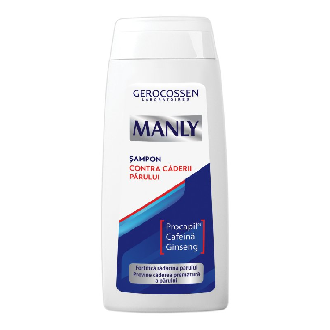 Sampon contra caderii parului Manly, 275 ml, Gerocossen, GEROCOSSEN – ofertă, preț și specificații