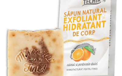 Săpun Natural Exfoliant și Hidratant Techir – 120g