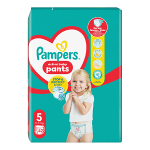 Scutece chilotel Active Baby Pants Nr.5, 11-17 kg, 42 bucati, Pampers, PAMPERS