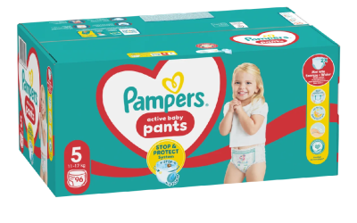 Scutece chilotel Active Baby Pants Nr.5 Pampers – Confort și Protecție