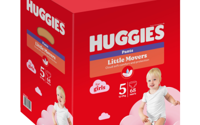 Scutece chilotel Huggies pentru fetițe – confort și protecție