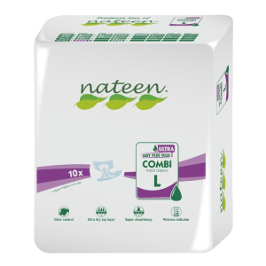 Scutece pentru adulti Combi Line X-Ultra, marime L, 10 bucati, Nateen, NATEEN – ofertă, preț și specificații
