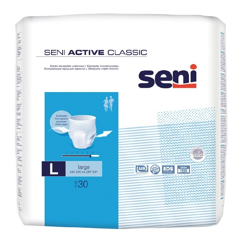Scutece tip chilot pentru adulti Active Classic Large