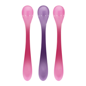 Set linguri cu maner lung roz