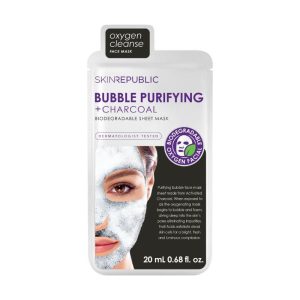 Skin Republic Masca coreeana de fata Bule Purificatoare si Carbune
