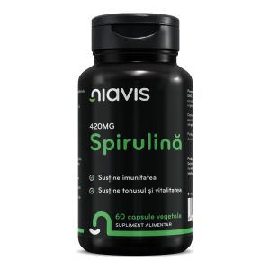 Spirulina, 60 capsule, Niavis, NIAVIS – ofertă, preț și specificații