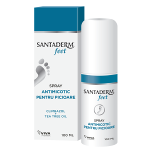 Spray antimicotic pentru picioare Santaderm Feet