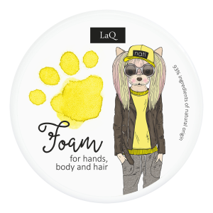 Spuma de curatare naturala galbena pentru copii