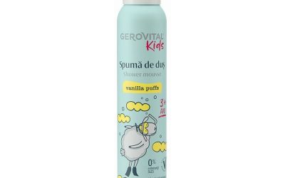 Spuma de dus Vanilla Puffs – Gerovital Kids