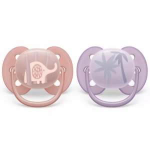 Suzete ultra soft, 0-6 luni, 2 bucati, roz/mov, SCF091/09, Avent, PHILIPS AVENT – ofertă, preț și specificații