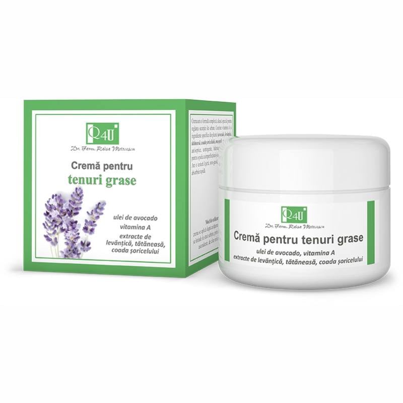TIS Q4U Crema pentru tenuri grase, 50ml, TIS FARMACEUTIC – ofertă, preț și specificații