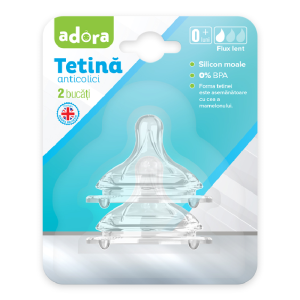 Tetina anticolici cu flux redus