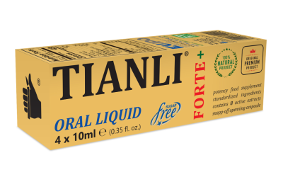 Tianli FORTE+ Oral Liquid – Îmbunătățește Potența Sexuală