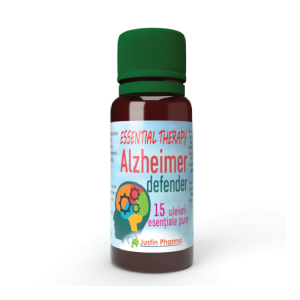 Ulei Terapie Alzheimer defender, 10 ml, uz aromaterapie, Justin Pharma, JUSTIN PHARMA – ofertă, preț și specificații