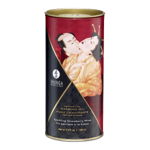 Ulei de masaj cu efect de incalzire Strawberry