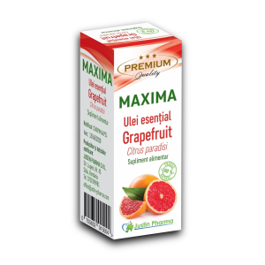 Ulei esential de grapefruit Maxima, uz intern, 10 ml, Justin Pharma, JUSTIN PHARMA – ofertă, preț și specificații