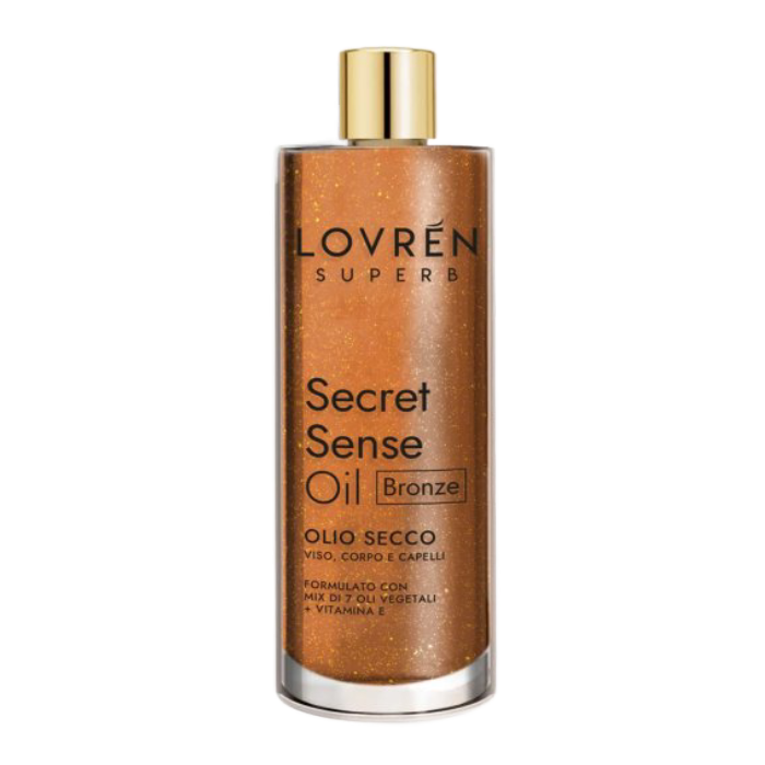 Ulei uscat fata, corp si par cu particule aurii, 100ml, Lovren, LOVREN – ofertă, preț și specificații
