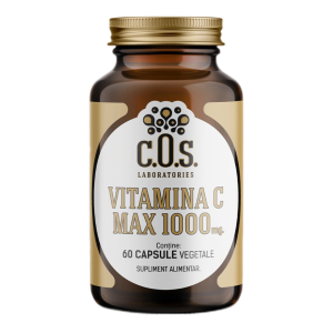 Vitamina C MAX 1000mg, 60 capsule, COS Laboratories, COS LABORATORIES – ofertă, preț și specificații