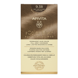 Vopsea de par My Color Elixir, Very Light Blonde Gold Pearl N9.38, 155 ml, Apivita, APIVITA – ofertă, preț și specificații