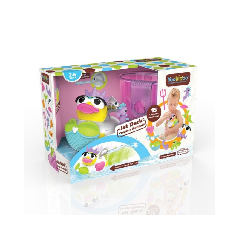YOOKIDOO Jucarie Rata sirena cu motor si 15 accesorii