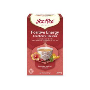 Yogi Tea Ceai Energie pozitiva cu merisor si hibiscus