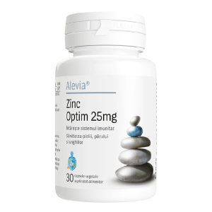 Zinc Optim 25mg, 30 comprimate, Alevia, ALEVIA – ofertă, preț și specificații