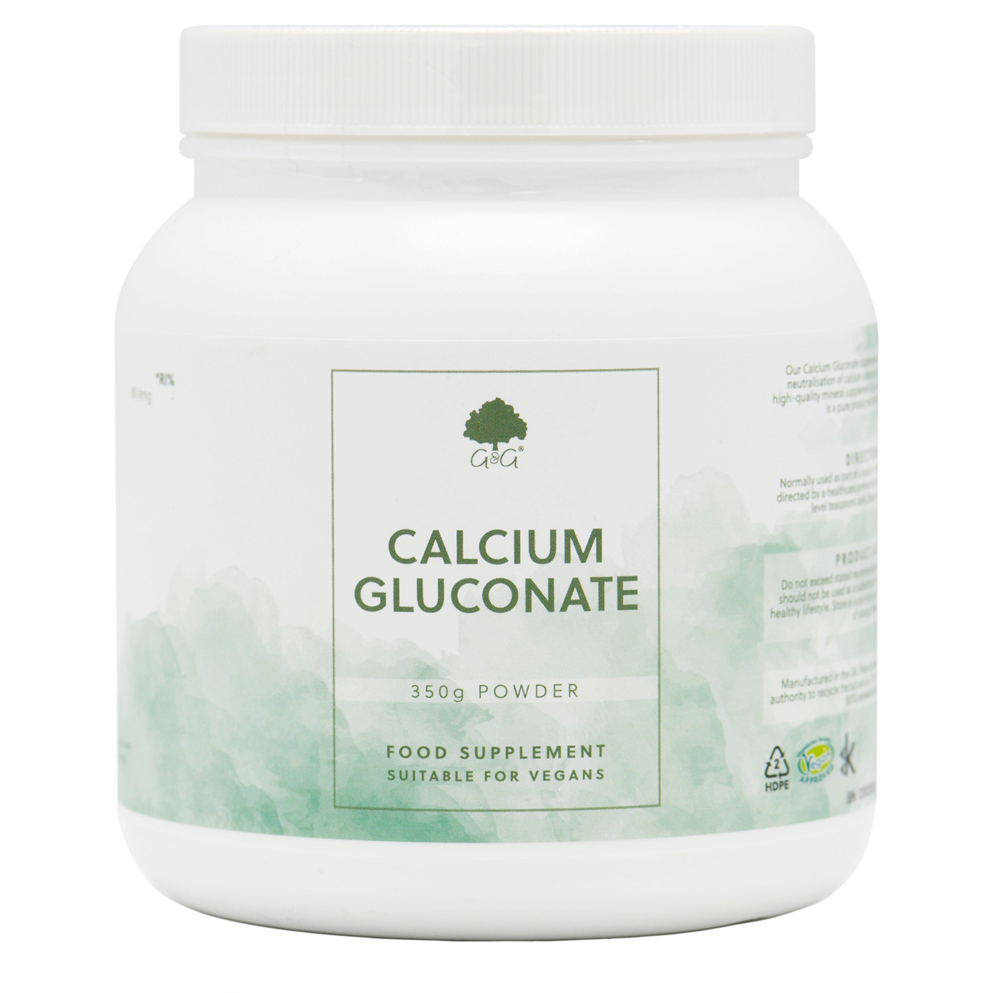 Calciu (gluconat) - 350g pulbere - Default Title
